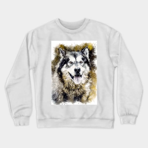 American Alsatian / Dire Wolf Crewneck Sweatshirt by Naumovski